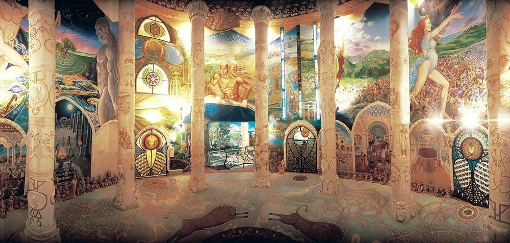 洋書 DAMANHUR temples of humankind The Temples of Humankind – Secret Temple of Italy